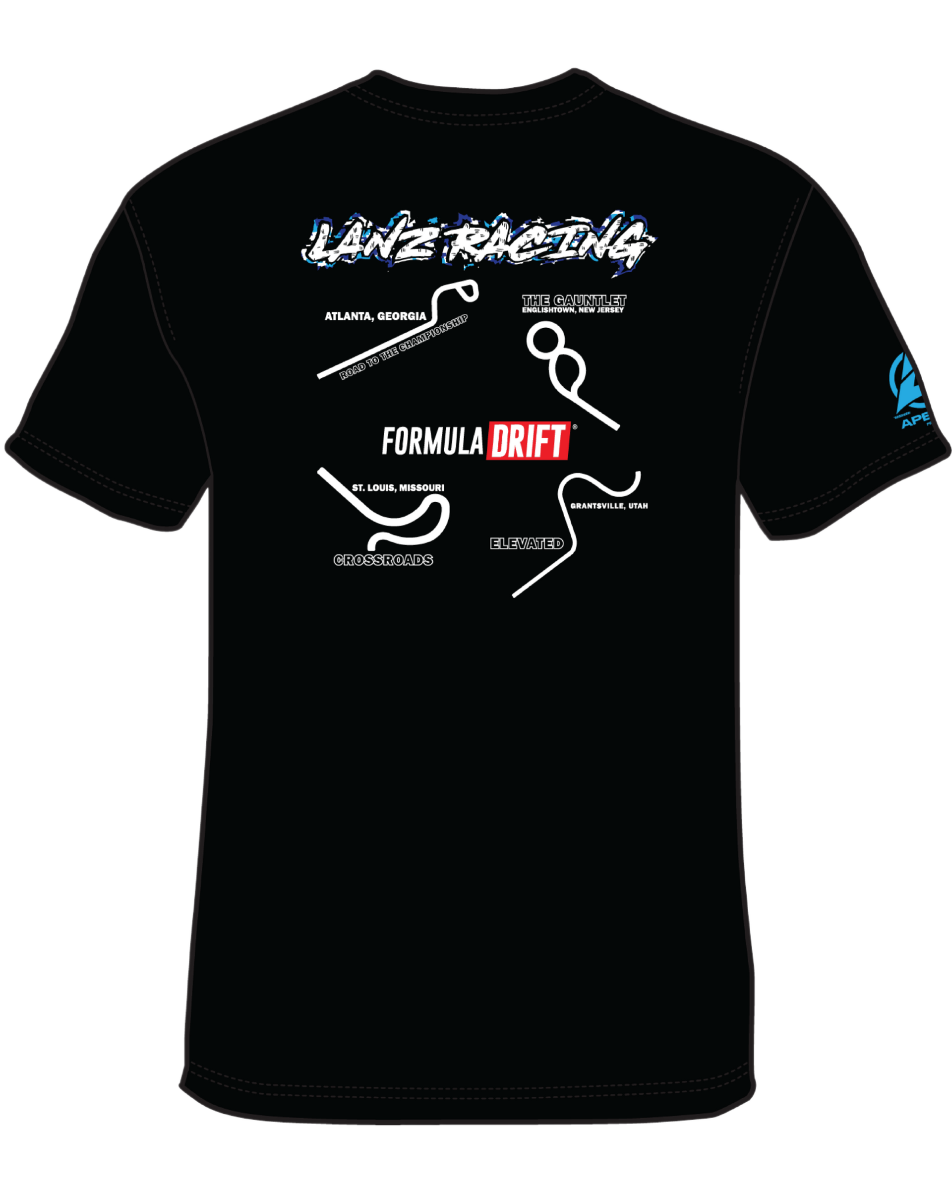 Formula drift x Lanz Racing Tracks shirt – Zeks Lifestyle